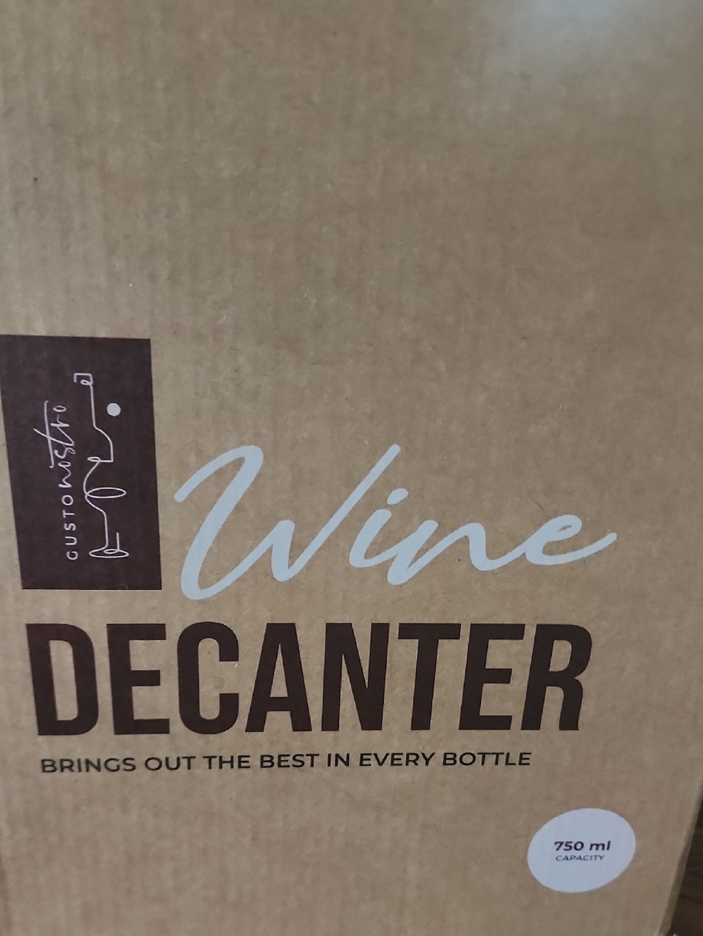 Wine Decanter in Brown by Custom Gastrol?